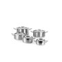 HENDI Kochtopf, niedrig - mit Deckel, Profi Line, 4,8L, ⌀240x(H)105mm