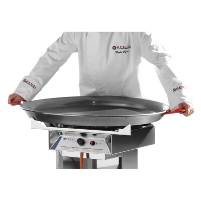 HENDI Paella-Pfanne, Geeignet für Gasgrill 146002, ⌀600x(H)40mm