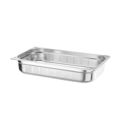 HENDI Behälter GN 1/1 perforiert, Kitchen Line, GN 1/1, 9L, (H)65mm