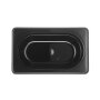 HENDI Gastronorm-Behälter 1/9, GN 1/9, 1L, Schwarz, 176x108x(H)100mm