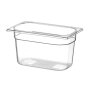 HENDI Gastronorm-Behälter 1/4, Profi Line, GN 1/4, 5,5L, Transparent, 265x162x(H)200mm