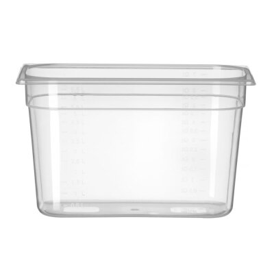 HENDI Gastronorm-Behälter 1/3, Profi Line, GN 1/3, 6,5L, Transparent, 325x176x(H)200mm