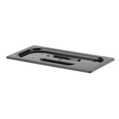 HENDI Gastronorm-Deckel, GN 1/3, Schwarz, 325x176mm