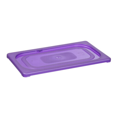 HENDI Gastronorm-Deckel violett, GN 1/4, Violett, 265x162mm