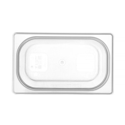 HENDI Gastronorm-Behälter 1/4, GN 1/4, 2,8L, Transparent, 265x162x(H)100mm
