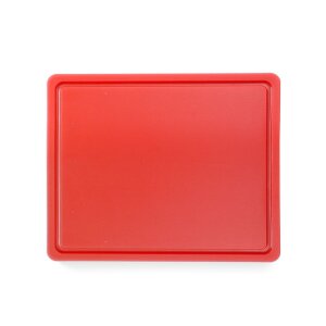 HENDI Schneidbretter HACCP Gastronorm 1/2, GN 1/2, Rot,...