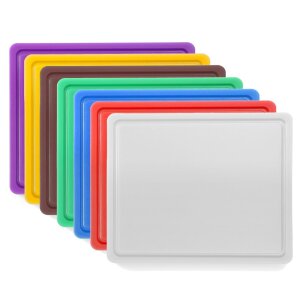 HENDI Schneidbretter HACCP Gastronorm 1/2, GN 1/2,...