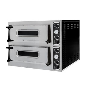 HENDI Pizzaofen Basic 44, 2 Kammern, 400V/9400W,...