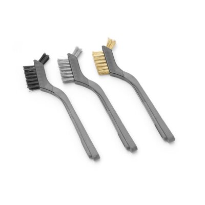 HENDI Drahtbürsten-Set, schmal - 3 Stk., 3 Stk., (L)230mm