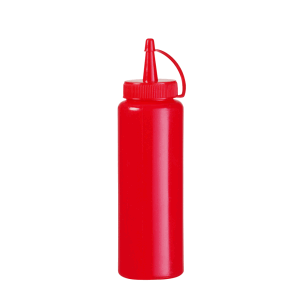 HENDI Spenderflaschen, 0,35L, Rot, ⌀55x(H)205mm
