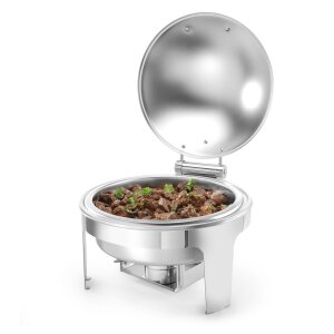 HENDI Chafing Dish rund, satiniert, Profi Line, 6L,...