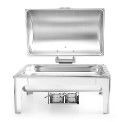 HENDI Chafing Dish GN 1/1, Spiegelglanz, Profi Line, 9L, 570x405x(H)320mm