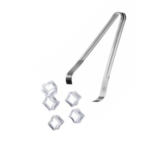 BarUp Eiswürfelzange, Silber, (L)180mm