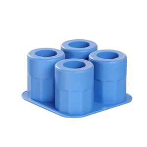 BarUp Eiswürfelform, Shotglas, Blau, 122x122x(H)60mm
