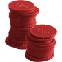 BarUp Pfandmünzen - 100 Stk., Schwarz, 100 Stk., ⌀25mm