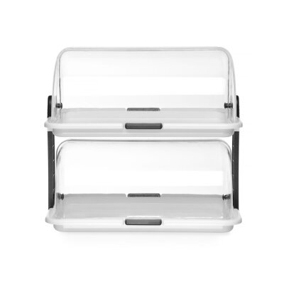HENDI Rolltop-Display - doppelt, 465x310x(H)410mm