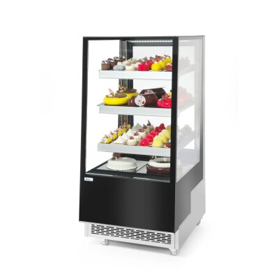 Arktic Kühlvitrine mit 3 geneigten Regalen, 300L, 230V/480W, 650x833x(H)1460mm