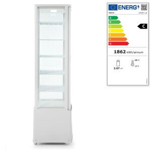 Arktic Kühlvitrine 270 Liter, Weiß, 230V/290W,...