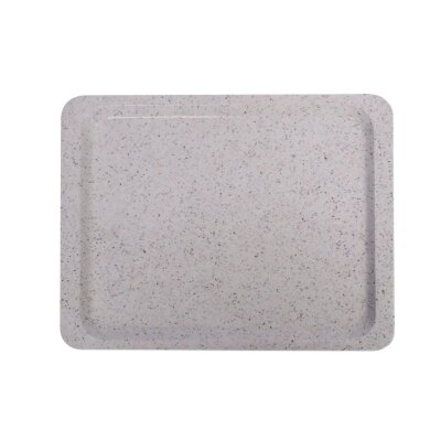 AmerBox Polyestertablett für Selbstbedienungsrestaurants, GN 1/1, Granit, 530x325mm