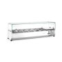 Arktic Aufsatz-Kühlvitrine Gastronorm 1/3, 6x GN 1/3, 230V/180W, 1405x420x(H)456mm