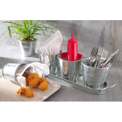 AmerBox Serviertablett aus Melamin mit Holzoptik , Holz, 370x530mm