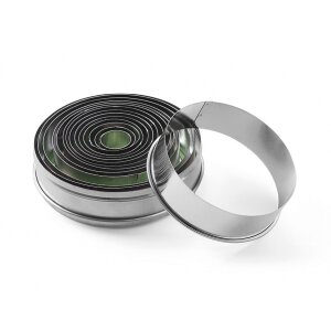 HENDI Ausstechformset, mit glattem Rand, ø19-112,...