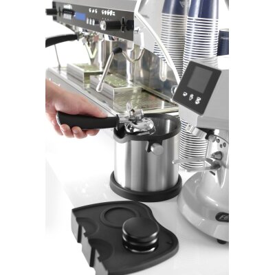 HENDI Kaffeesatz-Abklopfbehälter, 153x185x(H)165mm