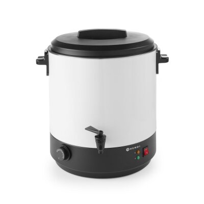 HENDI Heißgetränkespender, 25L, Weiß, 230V/2500W, 435x441x(H)500mm