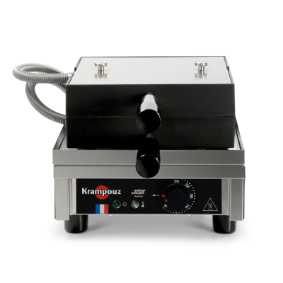 KRAMPOUZ Waffeleisen 4x7 Lüttich Waffel 90° Öffnung Waffle Maker Modell WECAHC