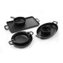 Fine Dine Miniatur-Pfanne, oval, Schwarz, 263x140x(H)37mm