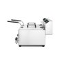 HENDI Fritteuse Profi Line mit Ablasshahn, 2×8 l, Profi Line, 16L, 230V/7000W, 610x515x(H)369mm