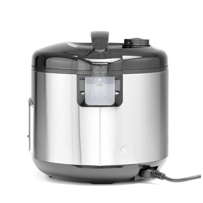HENDI Reiskocher mit Dampfgarfunktion, Profi Line, 1,8L, 230V/700W, ⌀280x(H)285mm