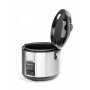 HENDI Reiskocher mit Dampfgarfunktion, Profi Line, 1,8L, 230V/700W, ⌀280x(H)285mm
