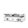 HENDI Kontaktgrill - Doppelversion, oben gerillt, unten glatt, 230V/3600W, 570x375x(H)216mm