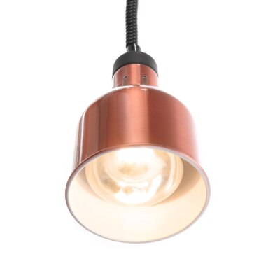 HENDI Höhenverstellbare Wärmelampe, zylinderförmig, Silber, 230V/250W, ⌀175x(H)250mm