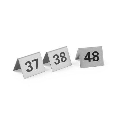 HENDI Tischnummern, Nummer 13-24, 50x35x(H)40mm