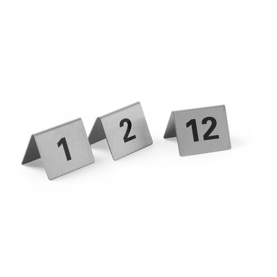 HENDI Tischnummern, Nummer 13-24, 50x35x(H)40mm