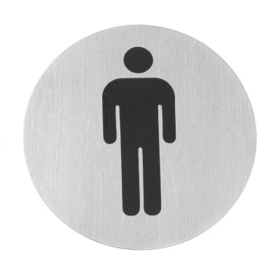 HENDI Türschilder, Herren, ⌀75mm