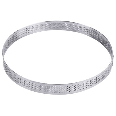CONTACTO Tortenbodenring, rund, perforiert 18 cm