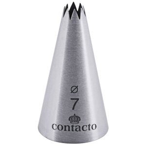 CONTACTO Sterntülle, 8-zackig 7 mm