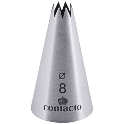 CONTACTO Sterntülle, 8-zackig 8 mm