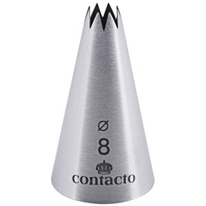 CONTACTO Sterntülle, 8-zackig 8 mm