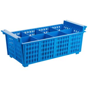 CONTACTO Bestecksp&uuml;lkorb blau