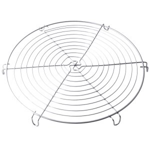 CONTACTO Kuchengitter, rund aus Edelstahl