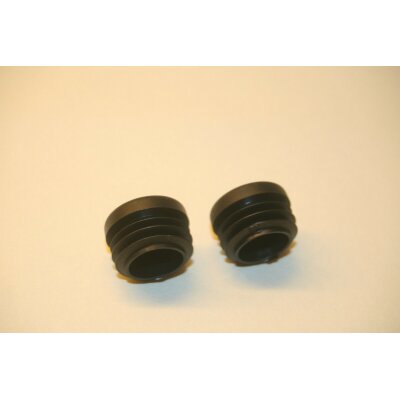 2x Lamellenstopfen Ø 25 mm Rohrstopfen Fusskappen Rundrohr Endkappen GL25S