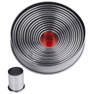 CONTACTO Ausstechformen, rund, glatt 2,5 cm - 10,5 cm