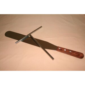 Crêpes Set Edelstahl: Teigverteiler 18x18 &...