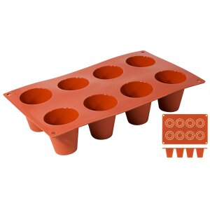 CONTACTO Silikon-Backmatte, DARIOL mit 8 Formen