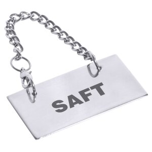 CONTACTO Schild für Kannen SAFT