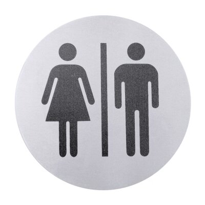 CONTACTO Toiletten-Türsymbol DAME/HERR